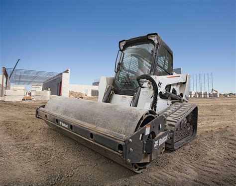 skid steer roller attachment reviews|bobcat roller attachment for sale.